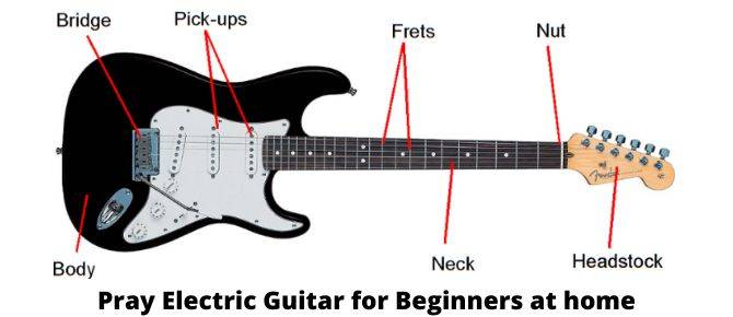 Pray Electric Guitar for Beginners at home