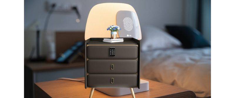 The Smart Bedside Table Light Fingerprint