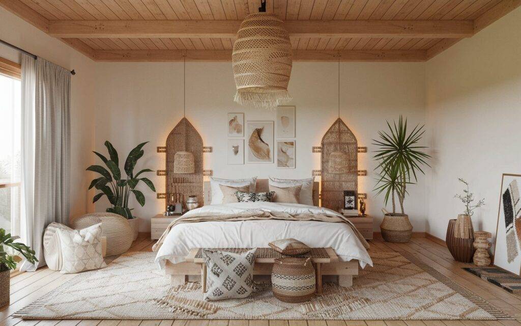 35 BOHO Bedroom Lighting Ideas: Cozy Tips for a Relax Bed - INFOR EASY HOME