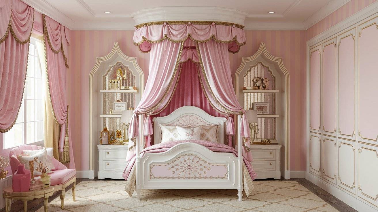 Girls' Canopy Bed Decor Ideas for a Magical Bedroom Makeover