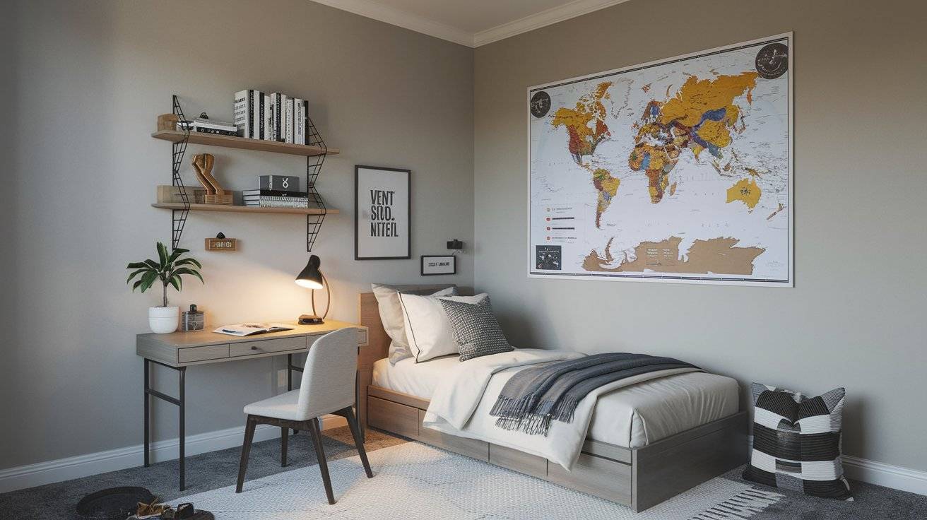 33 Cool And Unique Bedroom Designs For Teen Boys INFOR EASY HOME Minimalist Teen Boys Bedroom Ideas