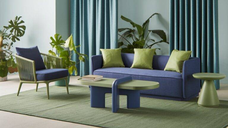 Illustration of Green Minimalist Living Room Insulation