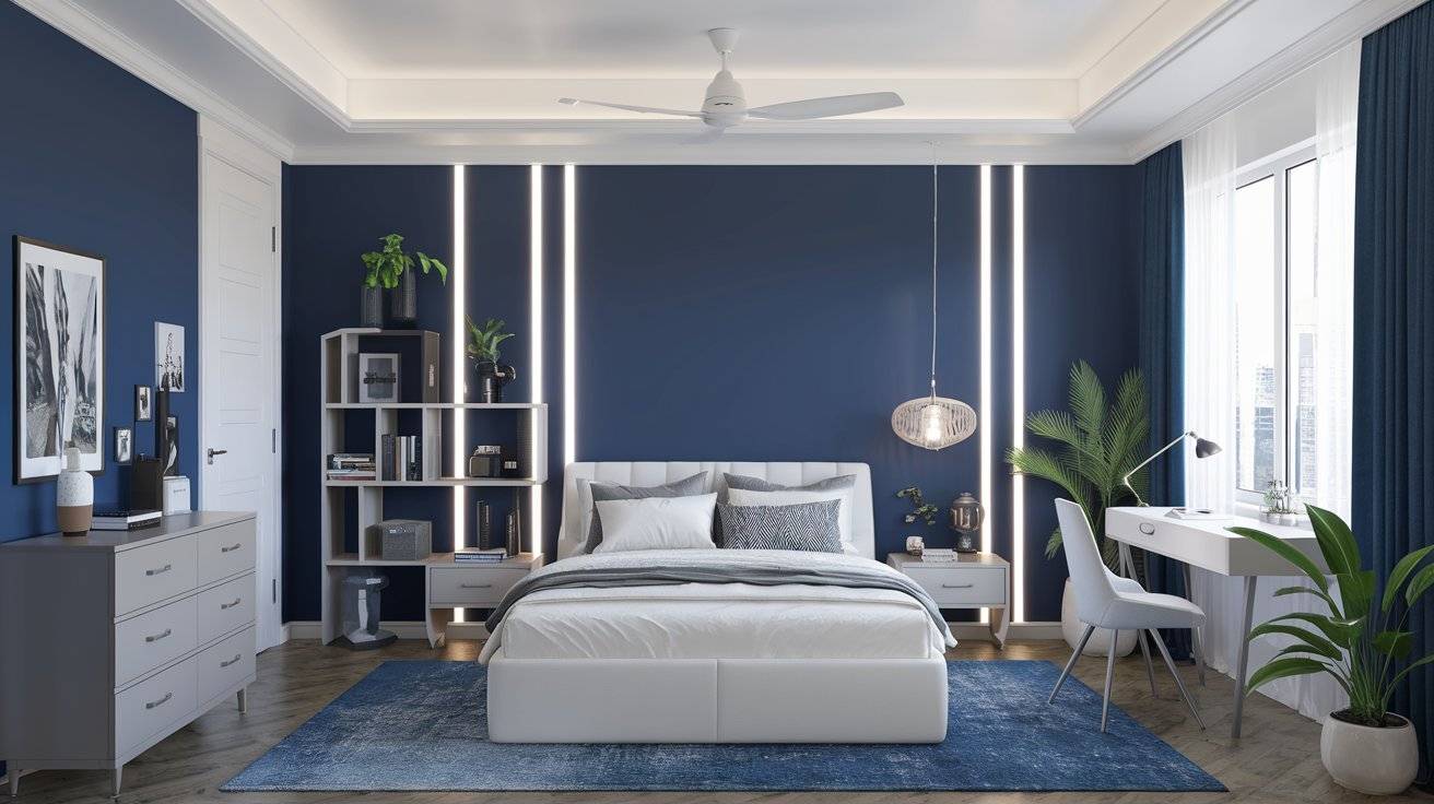 Transform Your Space Modern Blue Bedroom Design Inspiration