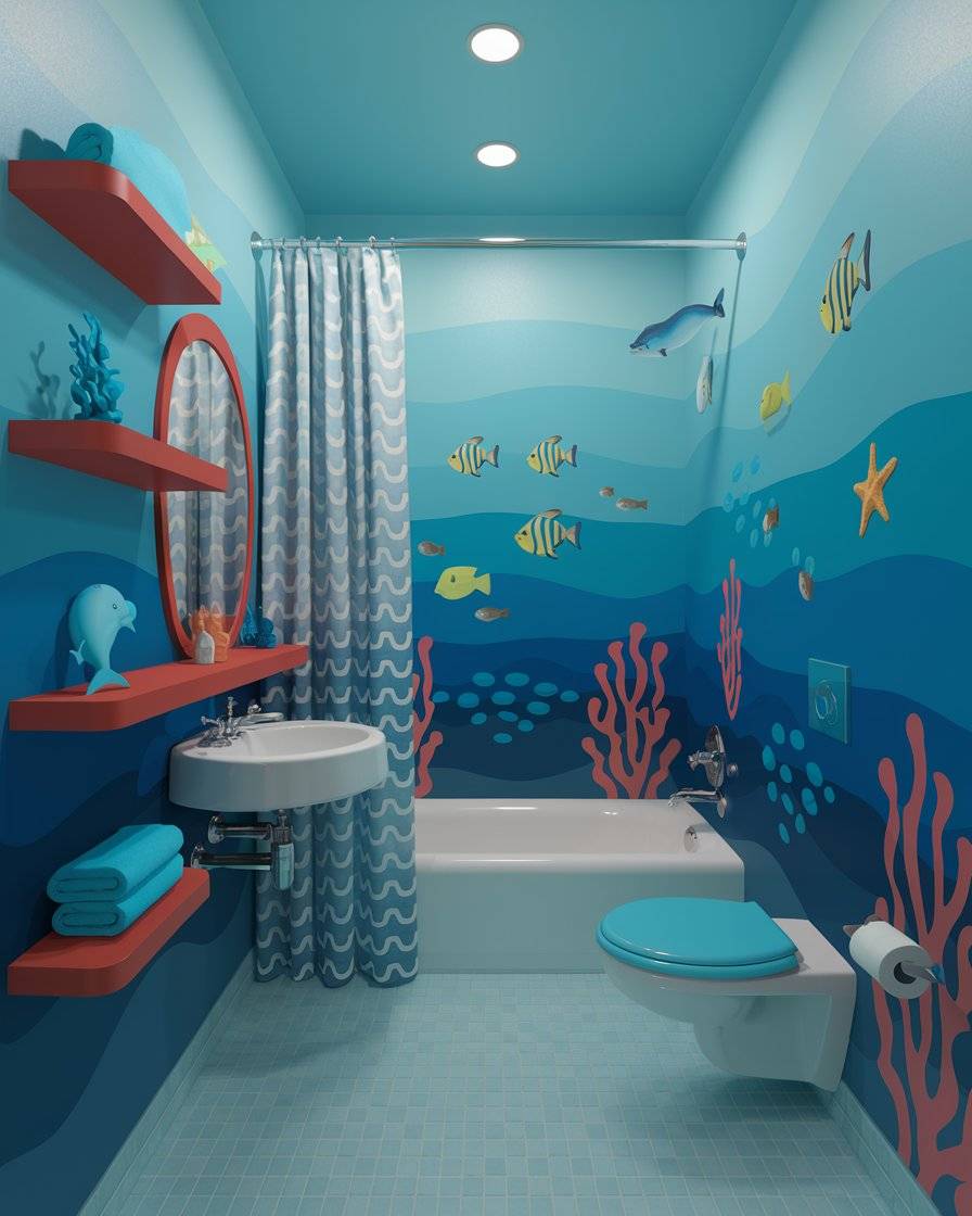 30 Dreamy Shared Bathroom Ideas for Kids Cozy Stylish & Functional ...