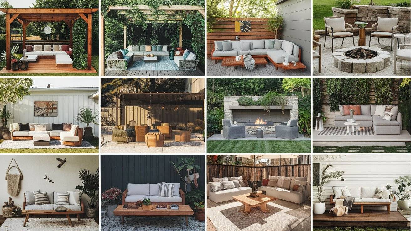 25 DIY Outdoor Living Room Ideas to Transform Your Backyard