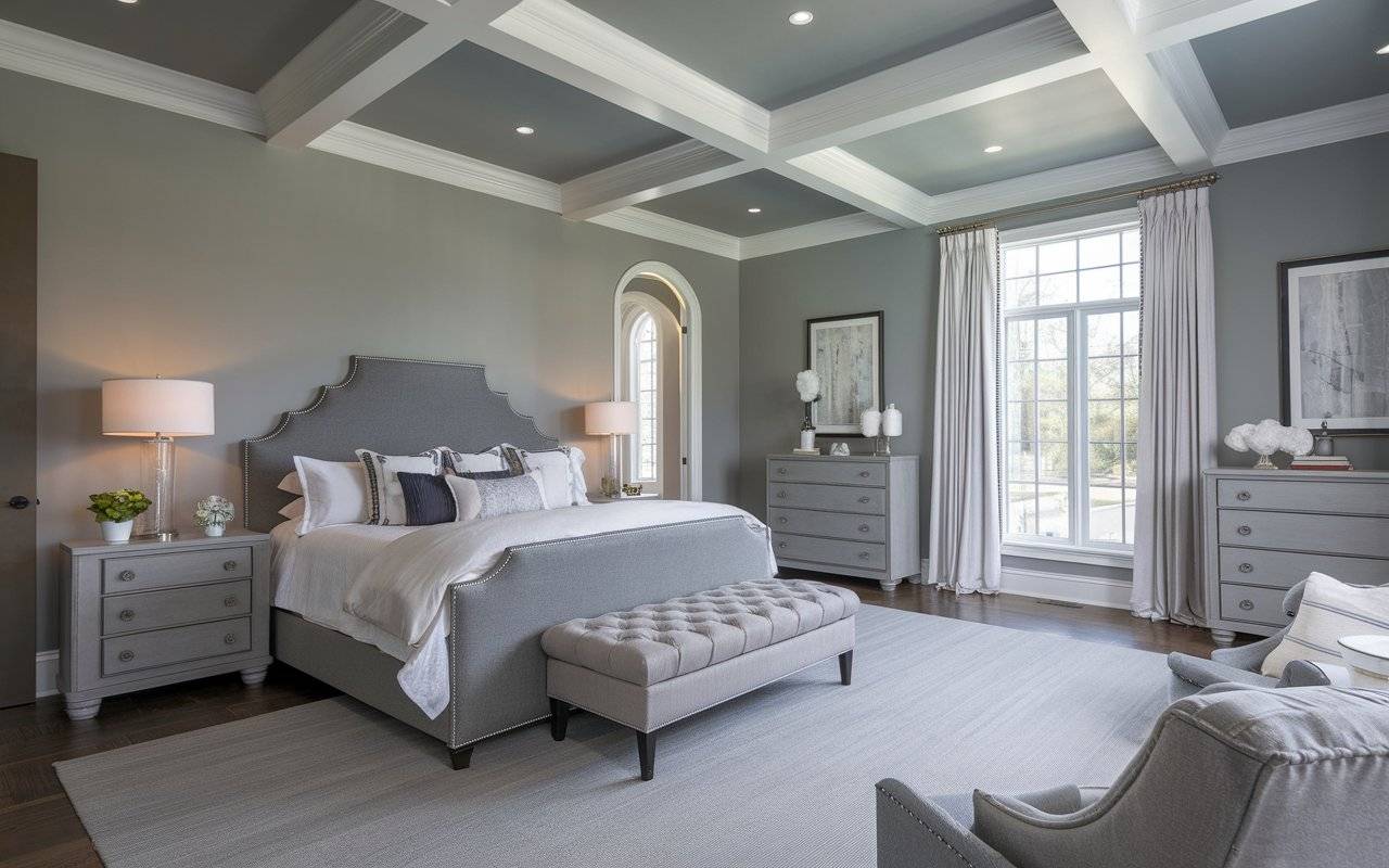 30 Stunning Master Gray Bedroom Ideas for a Cozy and Elegant Retreat