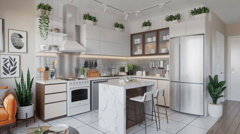 30 small Kitchen apartment design ideas for this year - INFOR EASY HOME