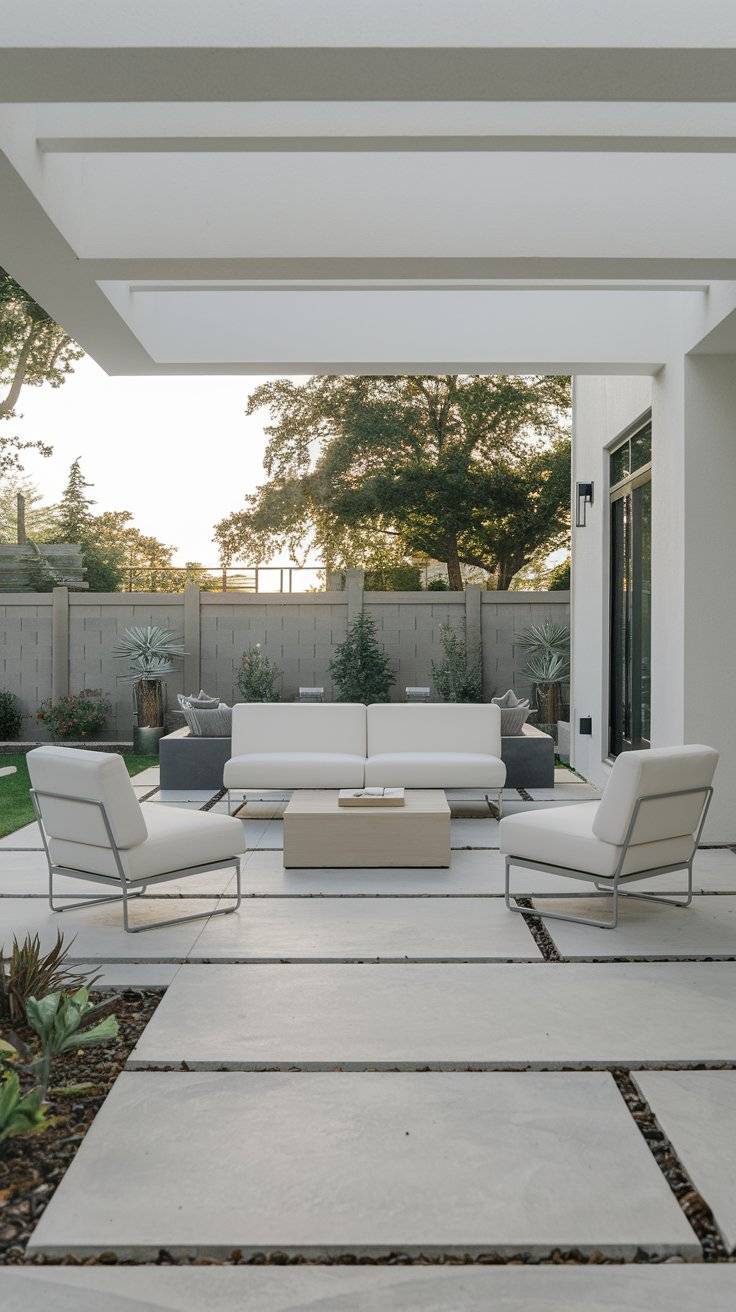 Beautiful view of Contemporary Minimalist Patio Decor Ideas For Small Spaces