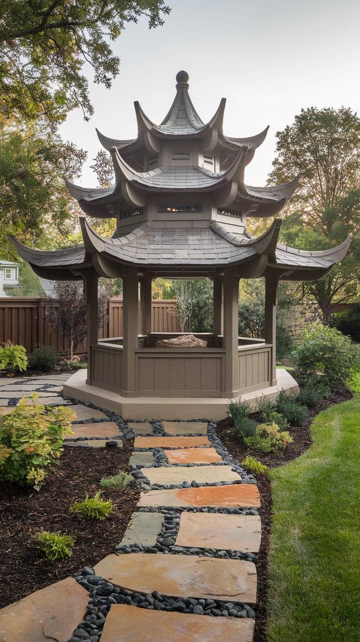 35 Backyard Unique Gazebo Designs Outdoor Space - INFOR EASY HOME