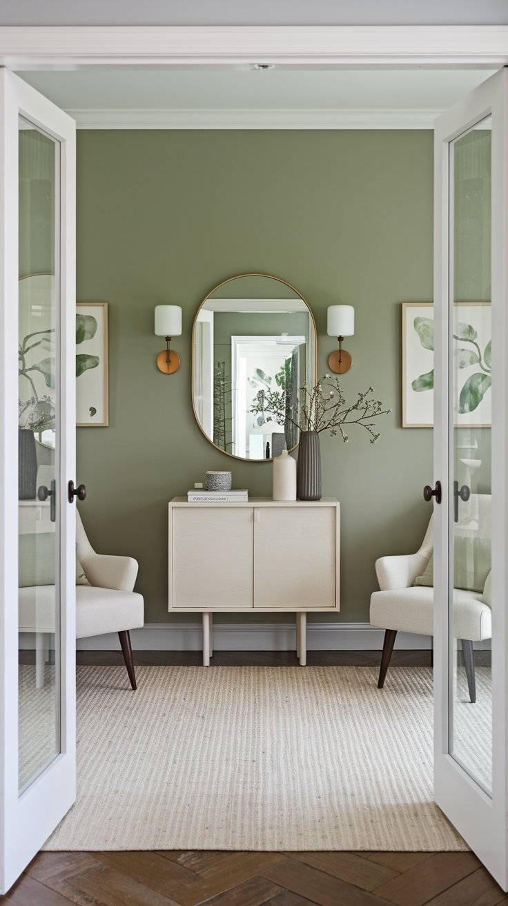 20 Sage Green Entryway Ideas for a Chic and Inviting Home - INFOR EASY HOME