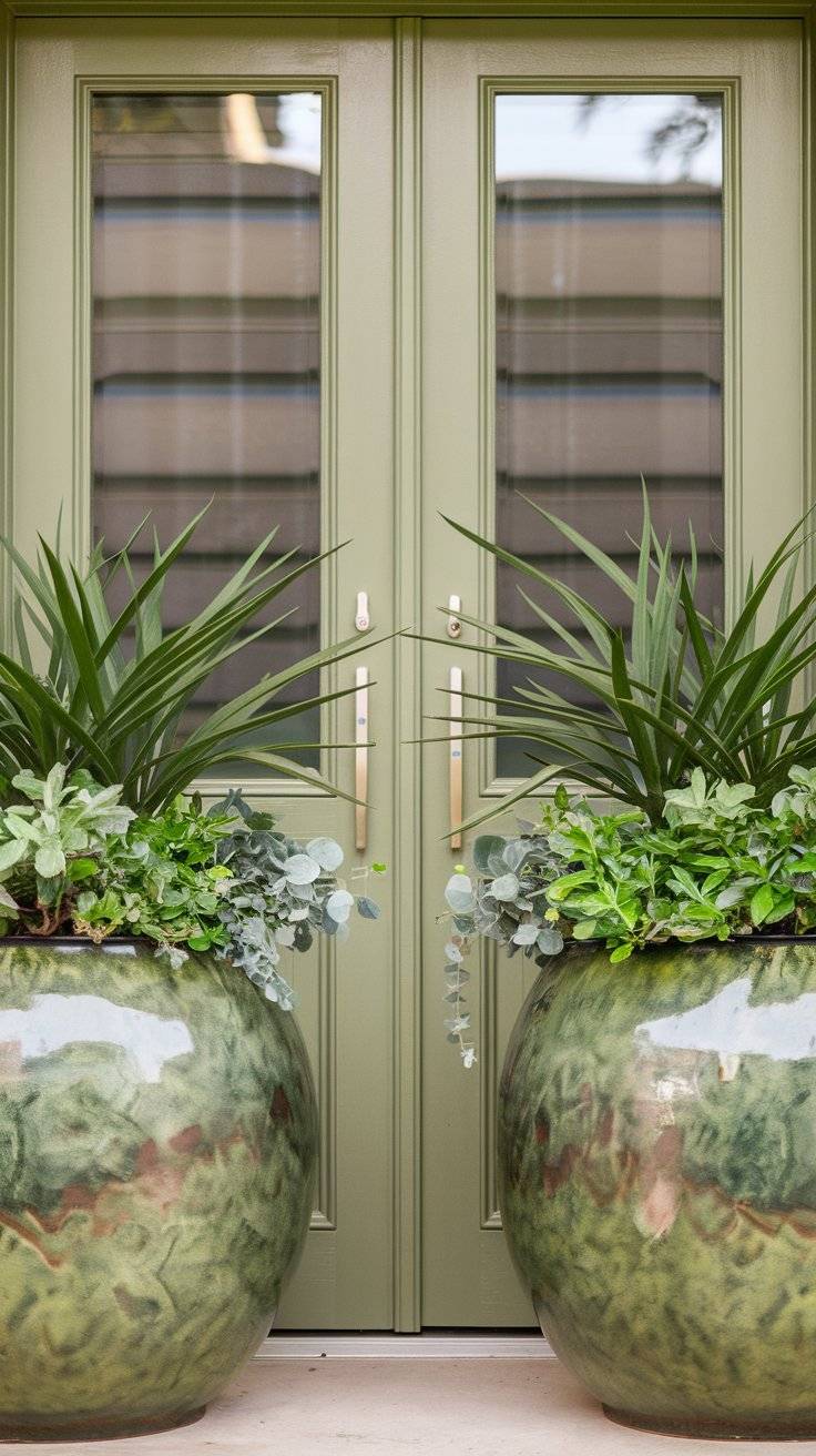 22 Backyard Sage Color Entryway Ideas Color of the Year