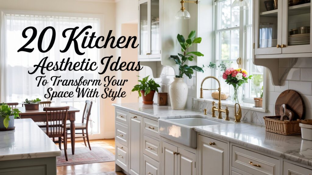 20 Kitchen Aesthetic Ideas to Transform Your Space with Style