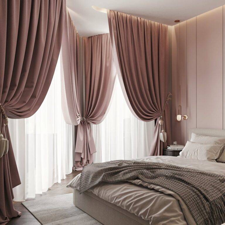 Soft & Cozy Dusty Pink Bedroom Ideas: 50 Elegant Designs - INFOR EASY HOME