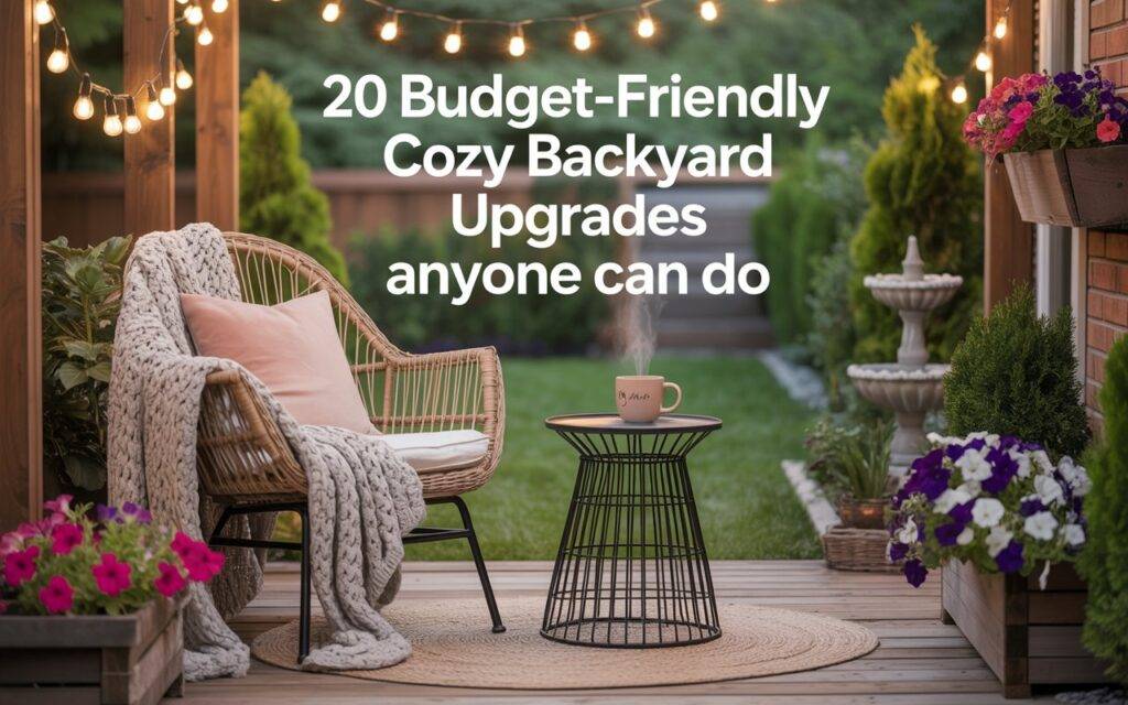 20 Budget-Friendly Cozy Backyard Upgrades Anyone Can Do