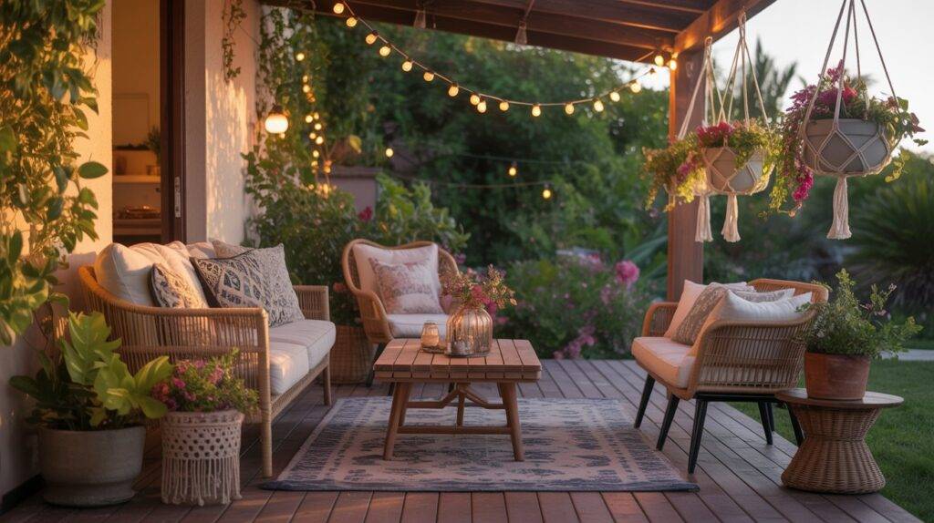 25 Boho Yard Chic Patio Deck Ideas for a Laid-Back Outdoor Escape