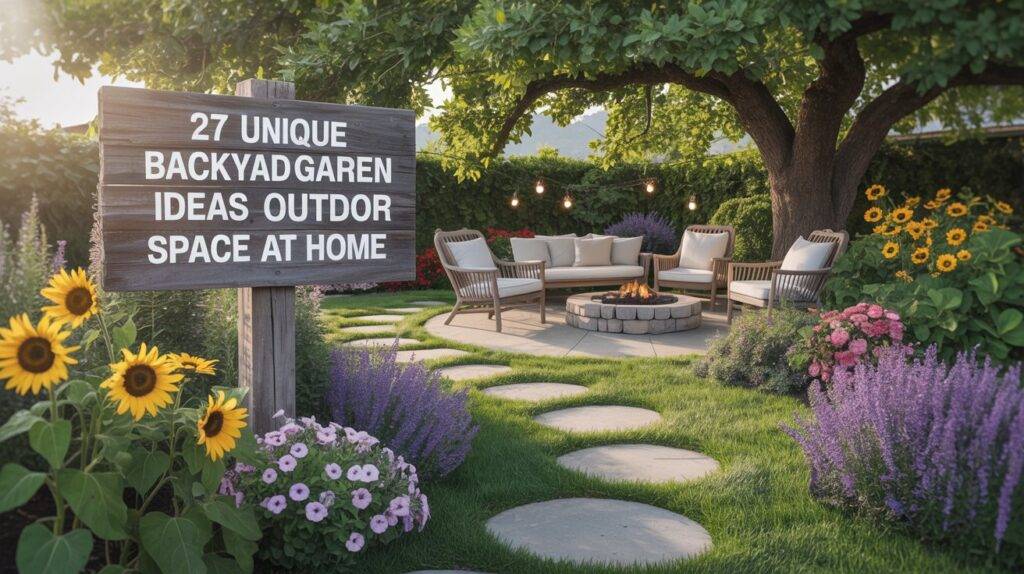 27 Unique Backyard Garden Ideas Outdoor Space at Home