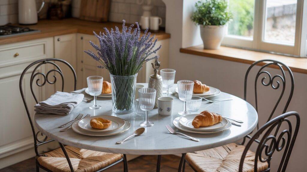 20 Cozy French Dining Table Set Ideas for Small Spaces