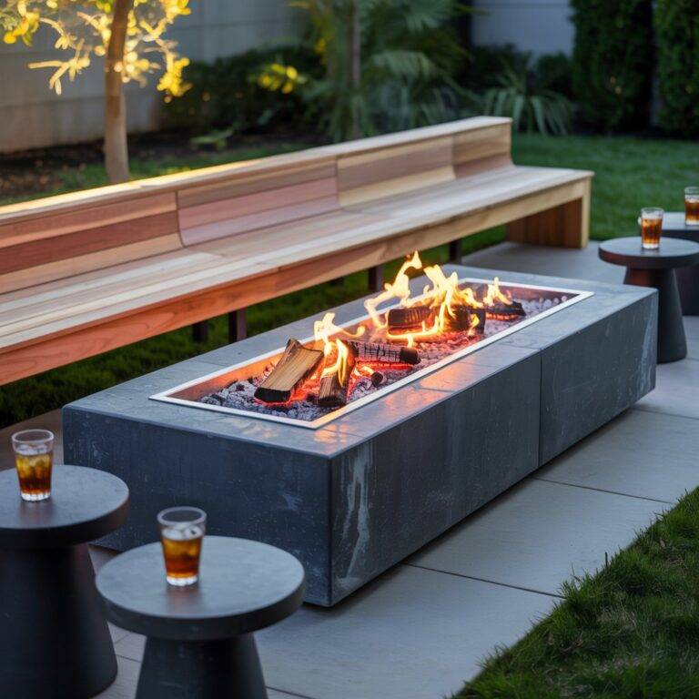 24 Modern Fire Pit Ideas to Elevate Your Backyard Style - INFOR EASY HOME
