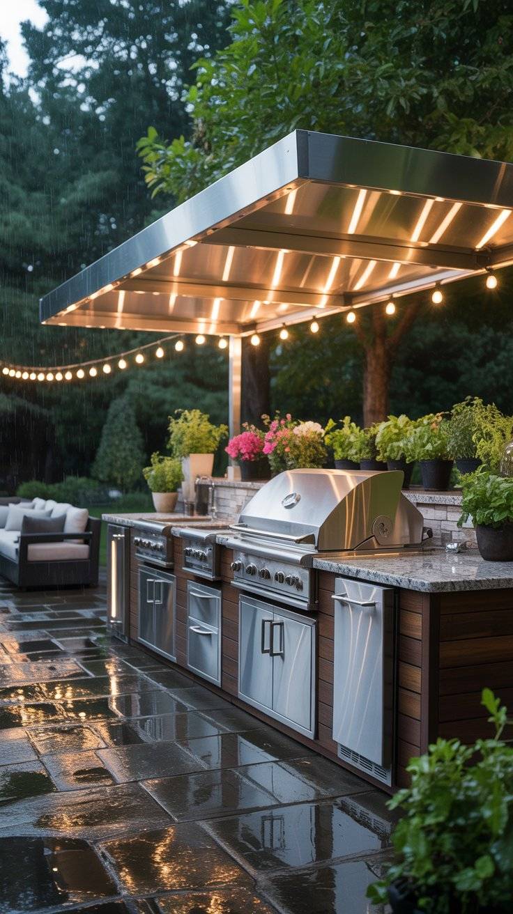 30 Cozy Outdoor Kitchen Ideas You Can Try in Any Backyard - INFOR EASY HOME