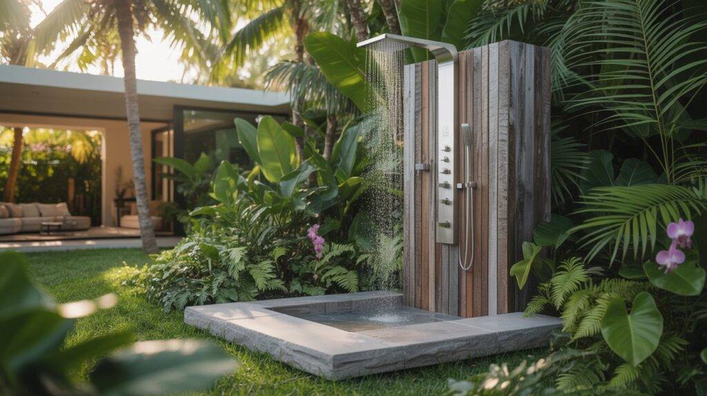 20 Outdoor Shower Room Ideas to Upgrade Your Backyard