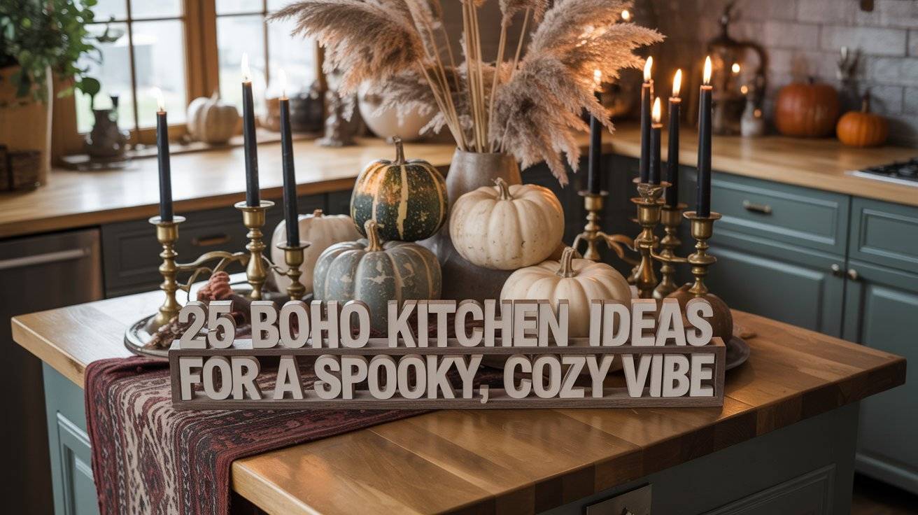 25 Boho Kitchen Ideas for a Spooky, Cozy Vibe