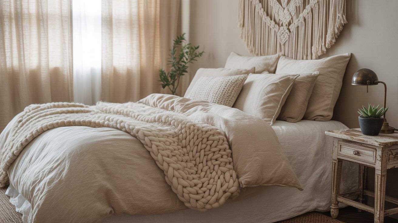 25 Neutral Boho Bedroom Inspiration Cozy, Calm & Beautiful