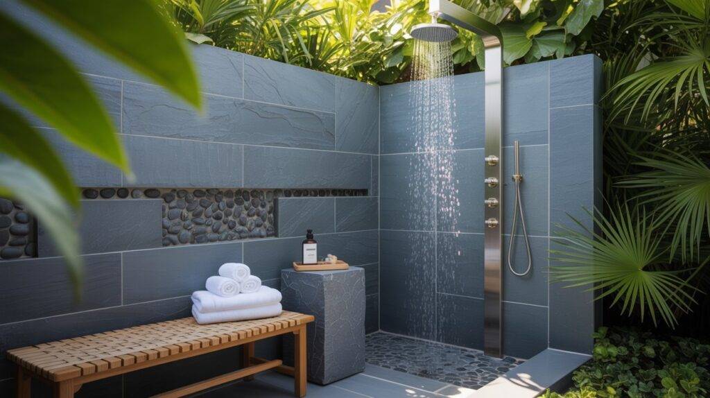 26 Backyard Shower Ideas That Turn Your Outdoor Space Into a Spa