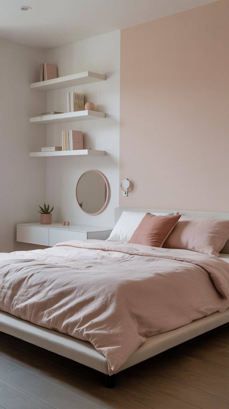 Soft Aesthetic pink Bedroom Idea: 24 For Peaceful, Romantic Retreat ...