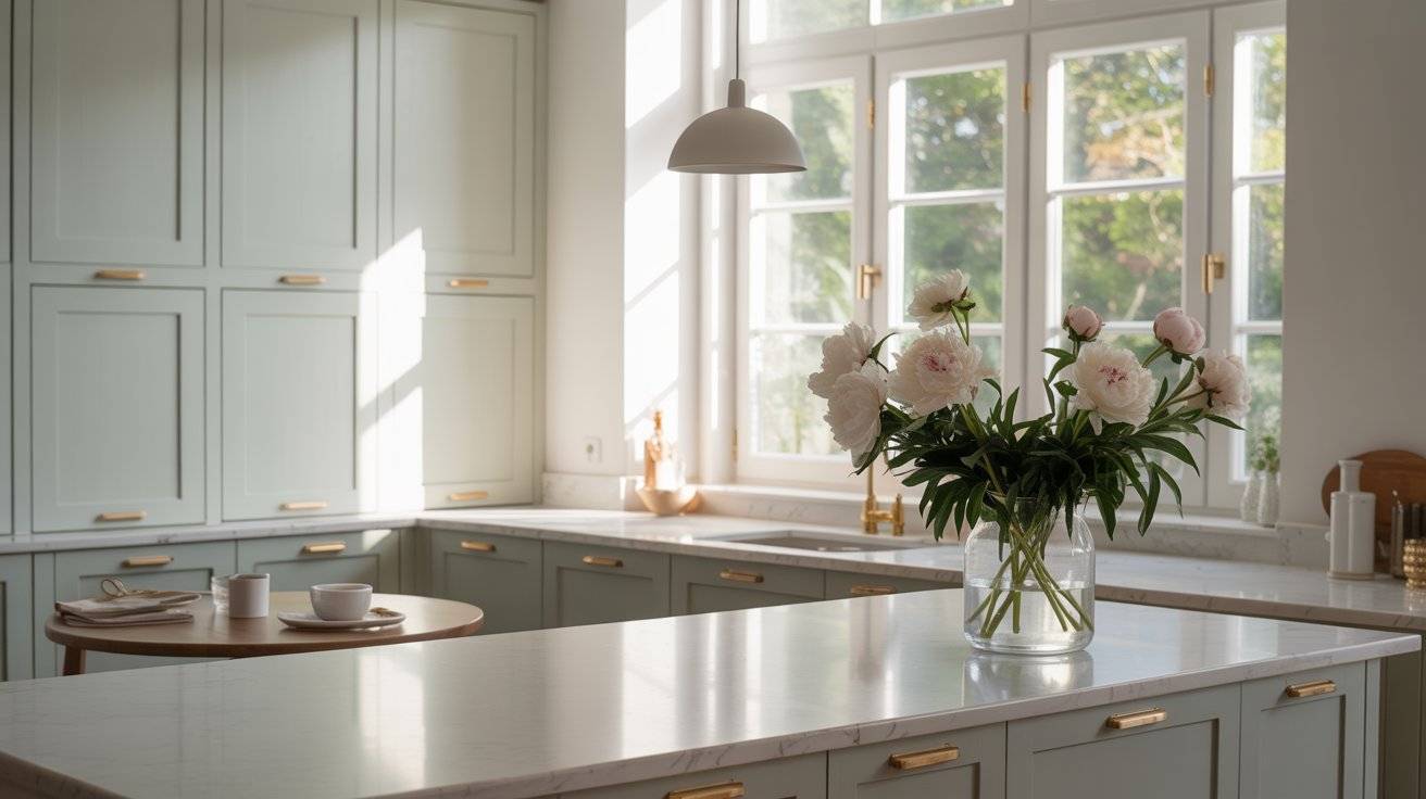 Soft Aesthetic Kitchens 25 Peaceful Designs You’ll Want to Copy