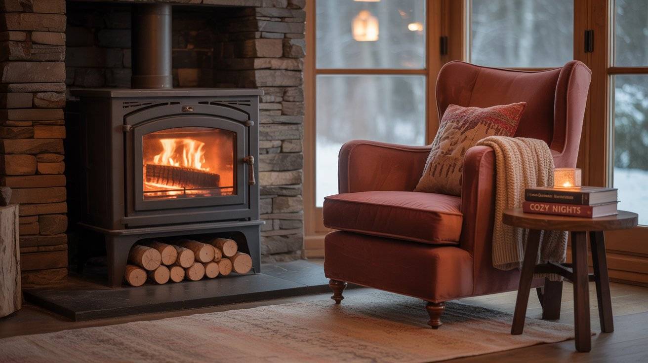 21 Cozy Living Room Ideas with Wood Stoves
