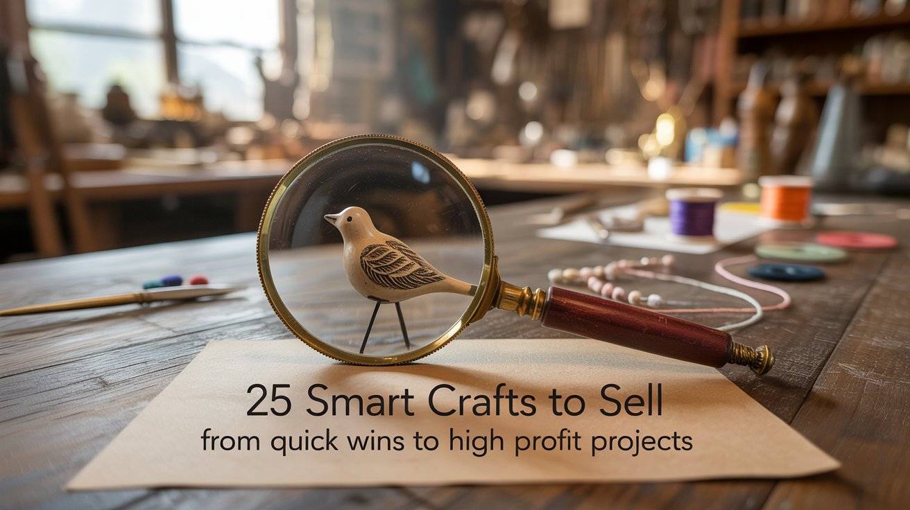25 Smart Crafts to Sell From Quick Wins to High Profit Projects