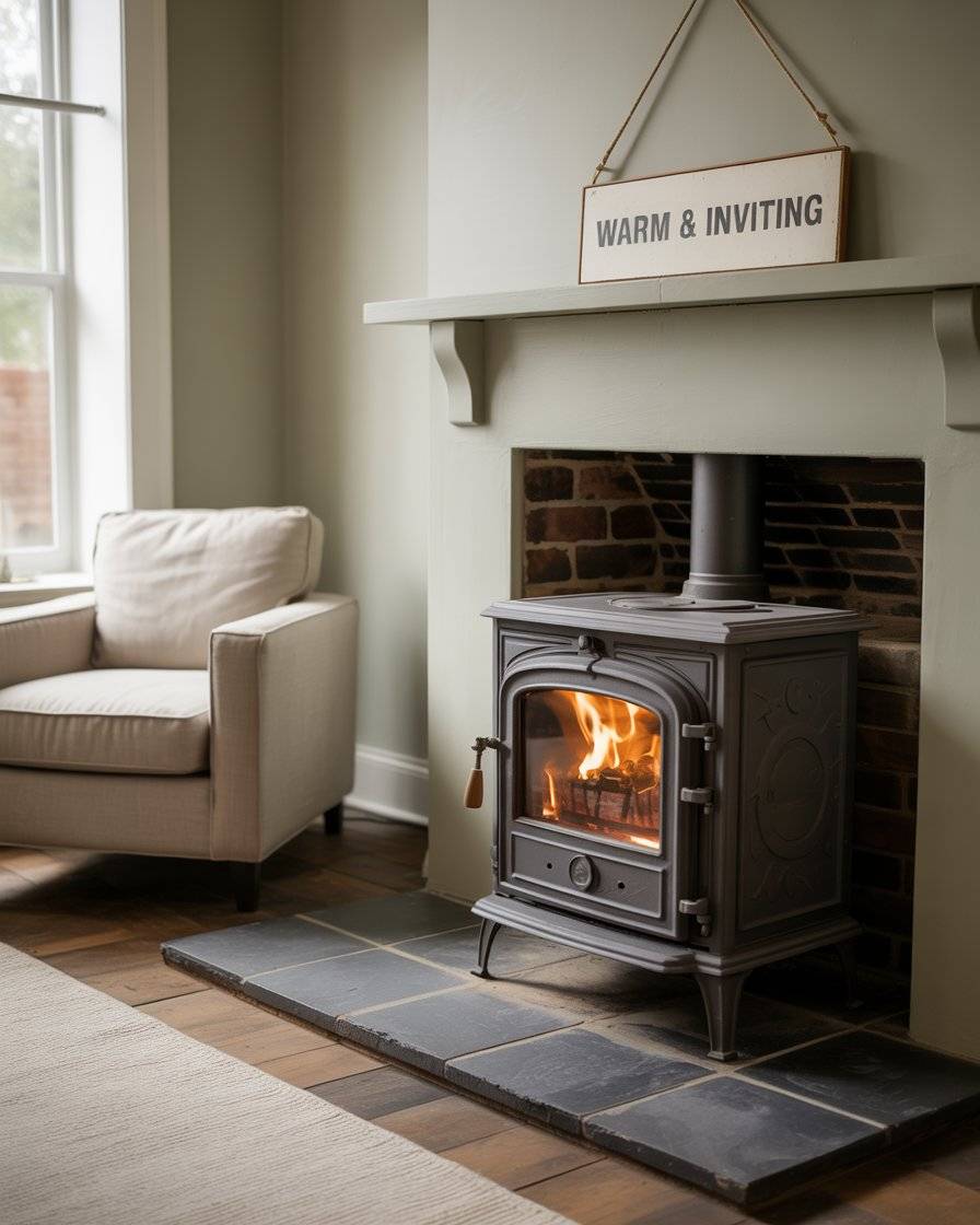 21 Cozy Living Room Ideas with Wood Stoves - INFOR EASY HOME