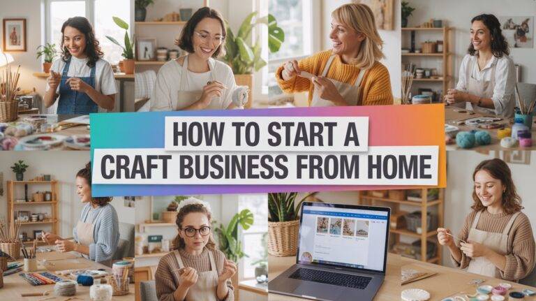 How to Start a Craft Business from Home (Step by Step Guide) - INFOR ...
