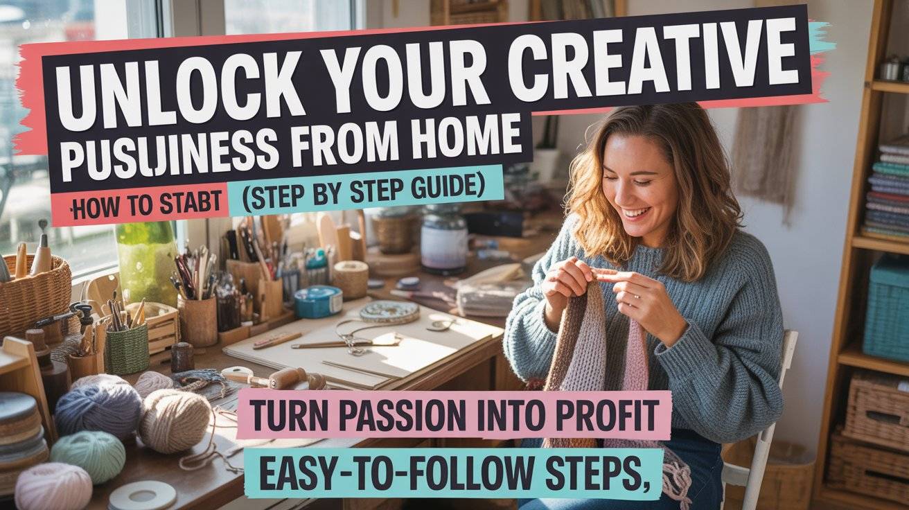 How to Start a Craft Business from Home (Step by Step Guide)