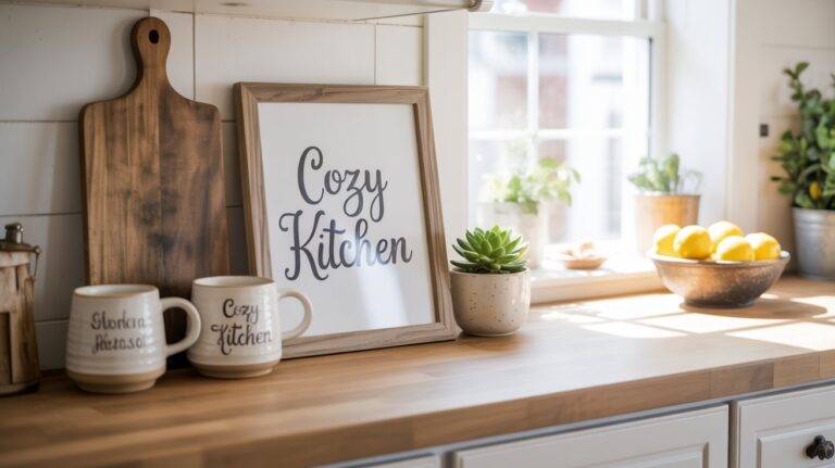 Friendly Kitchen Decor: Transform Your Space with Crafts and Art ...