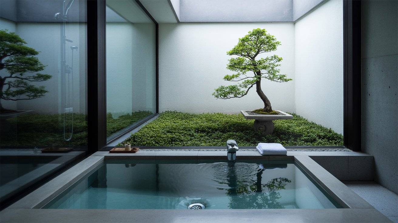 Sleek & Seamless Modern Indoor Outdoor Bathroom Ideas for a Minimalist Home