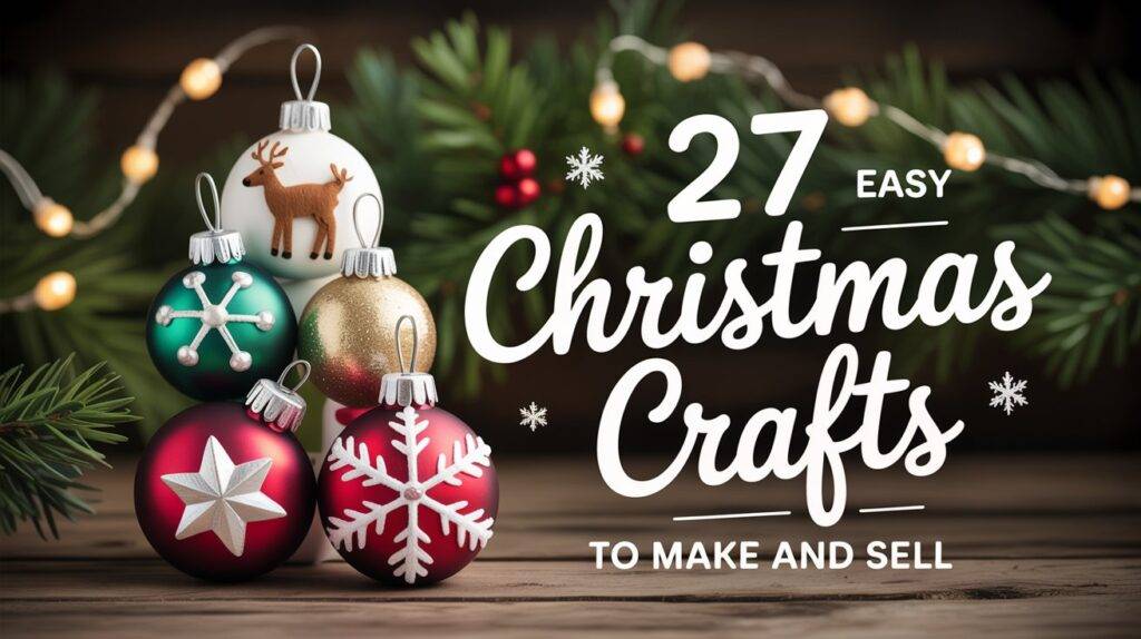 27 Easy Christmas Crafts to Make and Sell (2025 Guide)