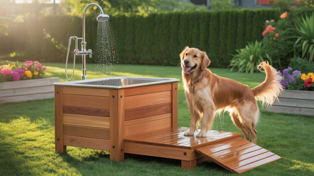Build Your Own Elevated Outdoor Dog Washing Station: A Step-by-Step DIY Guide
