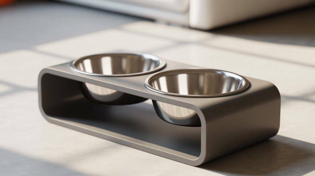 Comfortable Modern Pet Feeders for Cats and Dogs