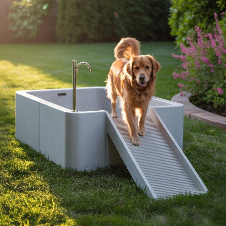 Build Your Own Elevated Outdoor Dog Washing Station: A Step-by-Step DIY ...