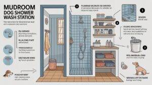 How to Create a Mudroom Dog Shower & Wash Station 2026