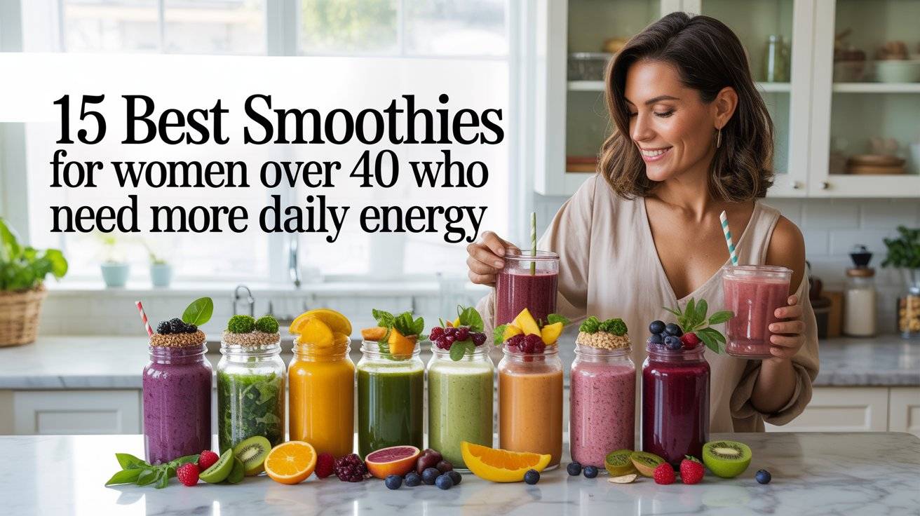 15 Best Smoothies for Women Over 40 Who Need More Daily Energy