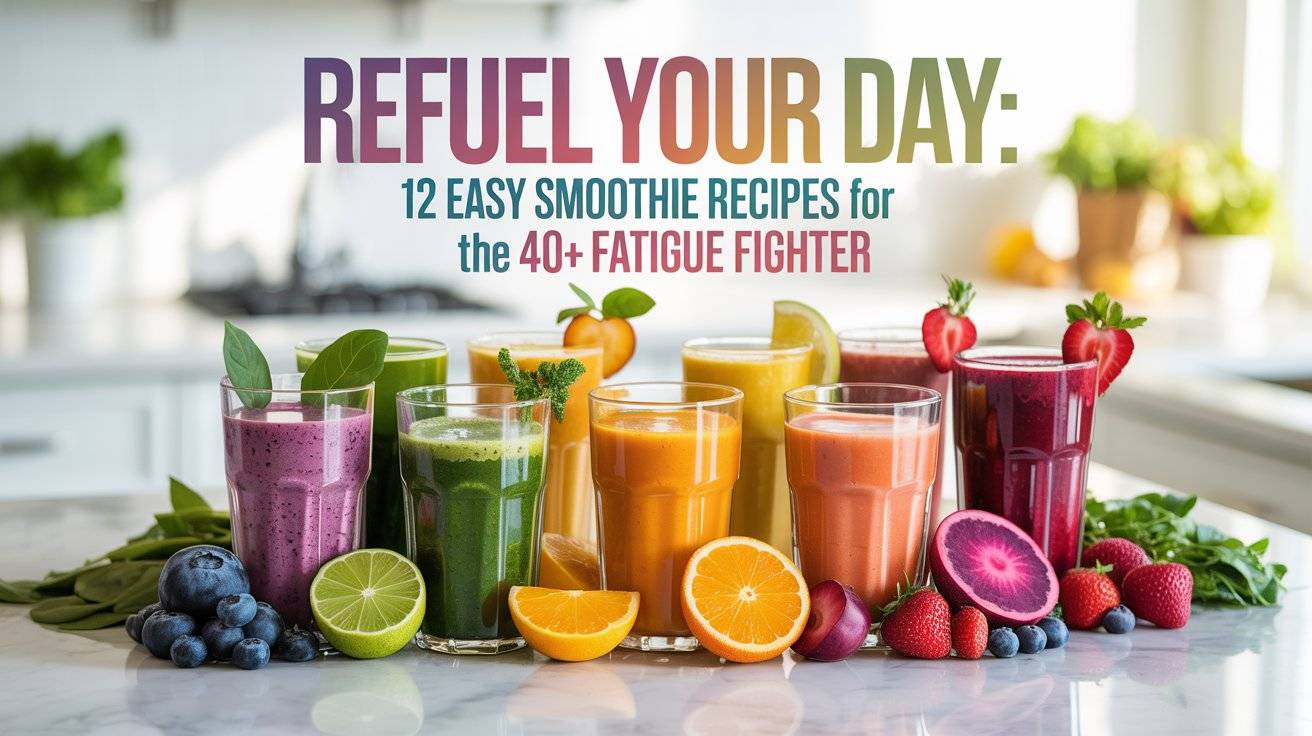 Refuel Your Day: 12 Easy Smoothie Recipes for the 40+ Fatigue Fighter