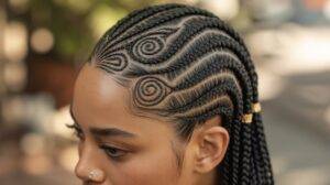Why Cornrows with Design Are Trending: Creative Curves & Flair