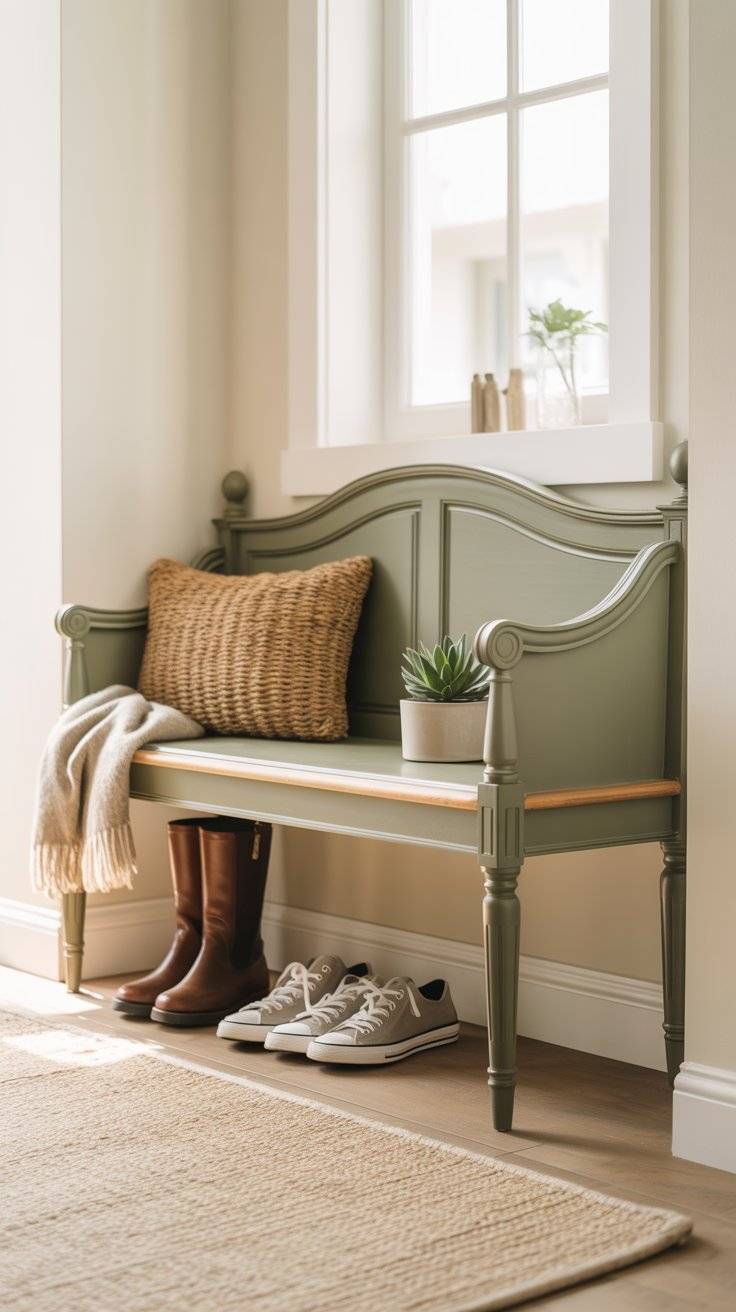 14 Unique Sage Green Entryway Ideas Elevate Your Home Entrance - INFOR ...
