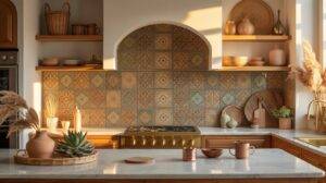 How to Choose a Statement Backsplash for a Warm Boho Inspired Space