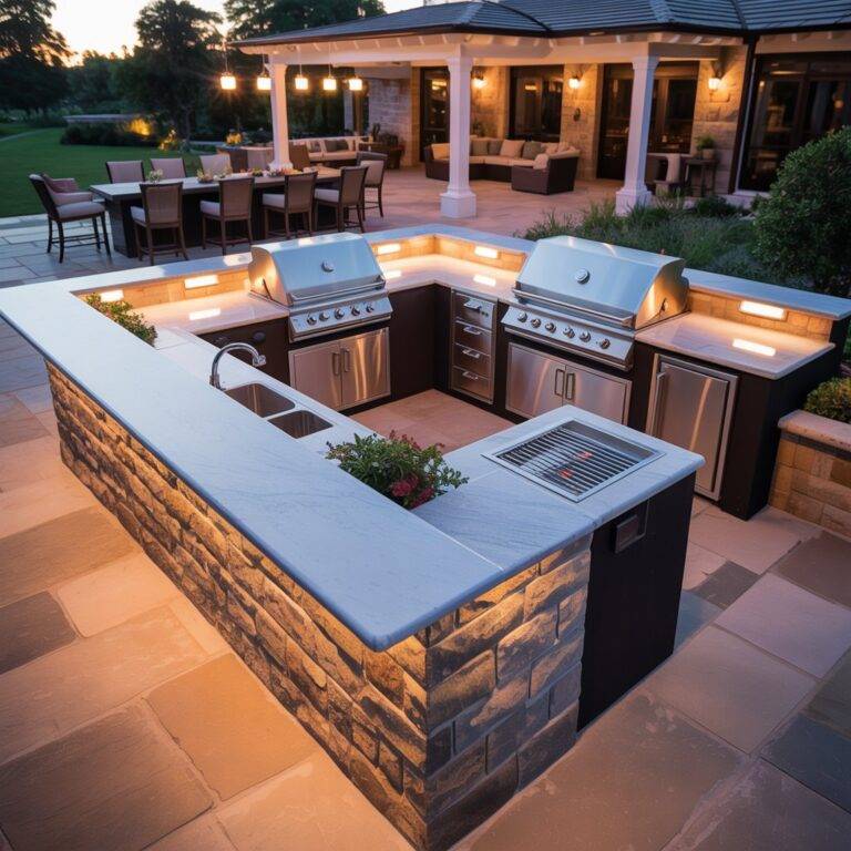 Outdoor Kitchen Layout Ideas Create a Smooth Functional Cooking Space ...