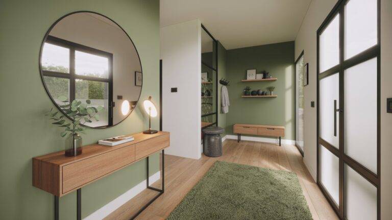 15 Modern Sage Green Entryway Ideas Fresh and Stylish First Impression ...