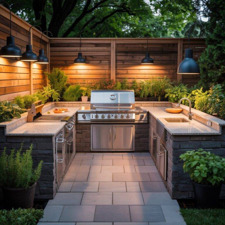 Outdoor Kitchen Layout Ideas Create a Smooth Functional Cooking Space ...