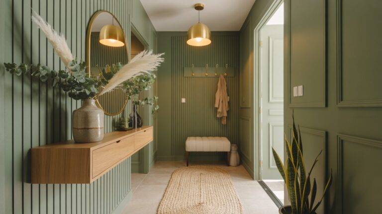 14 Unique Sage Green Entryway Ideas Elevate Your Home Entrance - INFOR ...
